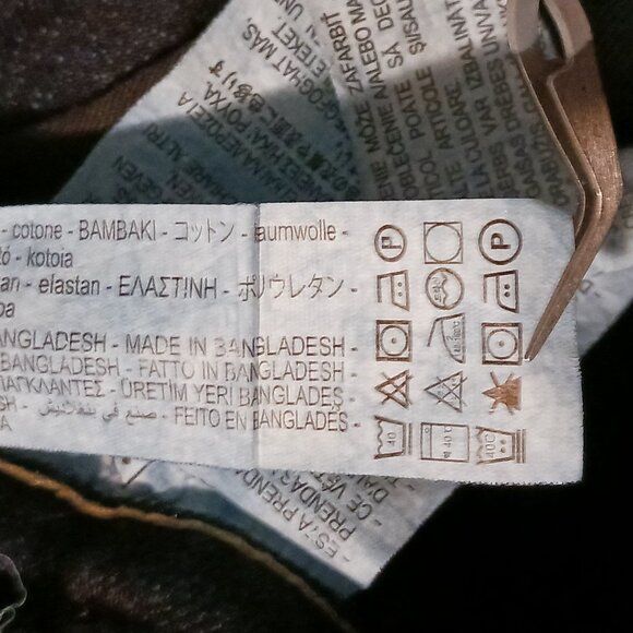 Zara Classic 5-Pocket High-Rise Straight Leg Relaxed Fit Blue Jeans Size 10 - Picture 8 of 9